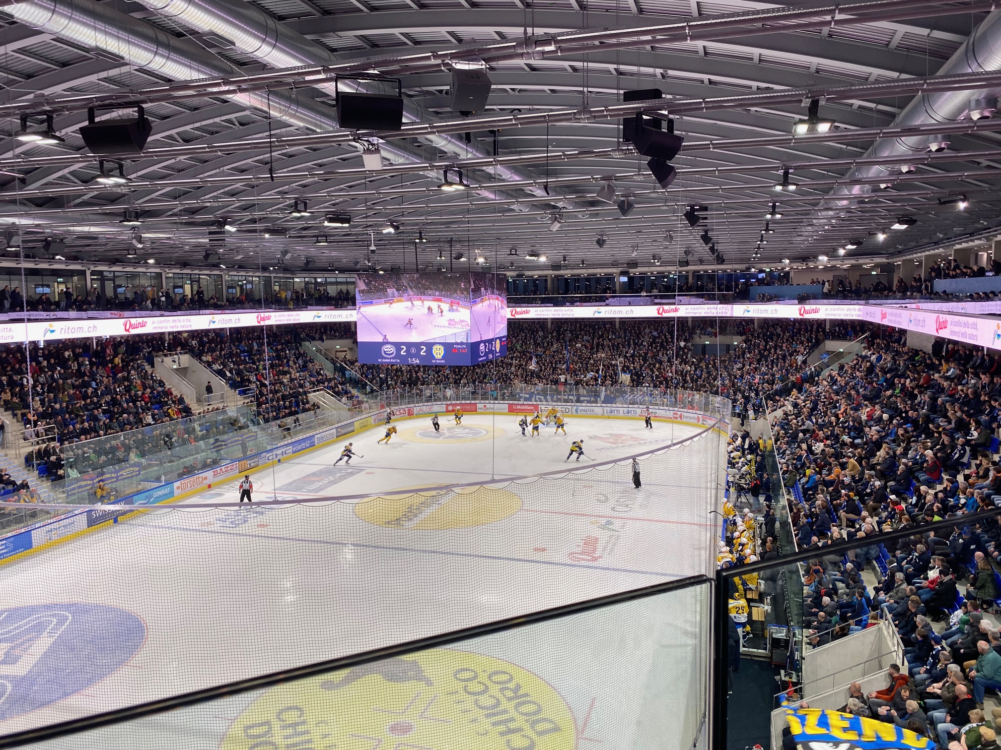 Partita Ambrì Piotta Gottardo Arena